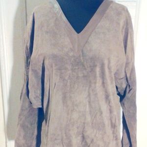 Suede Charcoal Top